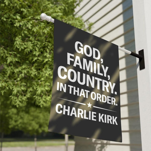 Charlie Kirk American Flag God Family Country In That Order Charlie Kirk Merchandise