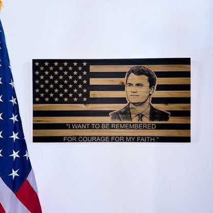 Charlie Kirk American Flag I Want To Be Remembered Flag Charlie Kirk Merch Supporters Gifts