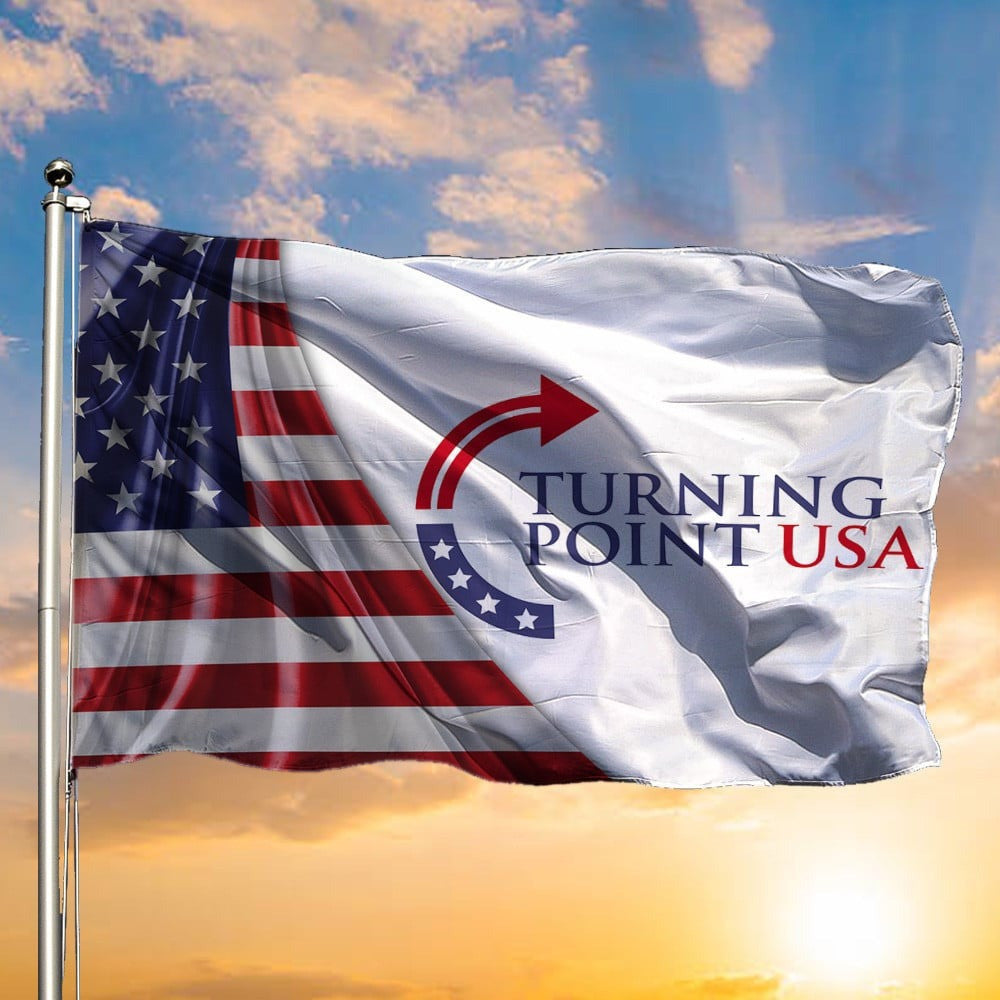 Turning Point USA Flag Charlie Kirk American Flag Charlie Kirk Merch Gift For Patriots