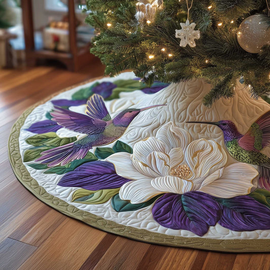 Magnolia Quilted Tree Skirt Magnolia Themed Decoration Ideas For Flower Lovers