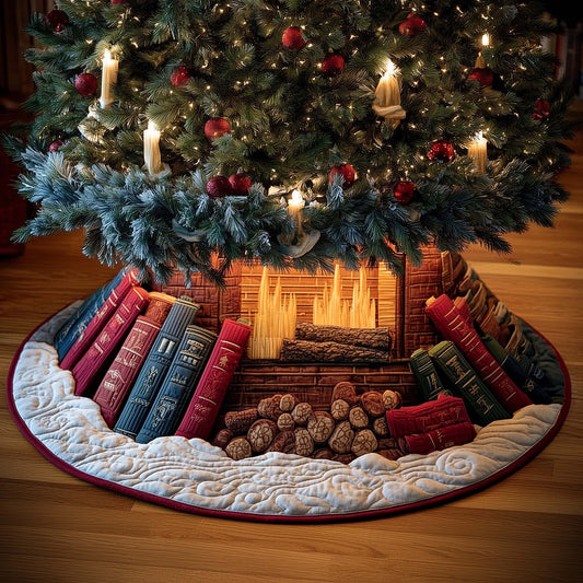 Fireplace Quilted Tree Skirt 2025 Best Gifts Ideas For People Who Love Cozy Decoration