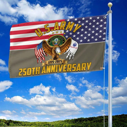 US Army Veteran Flag 250 Years Anniversary Semiquincentennial Best Gift Ideas - Pvr