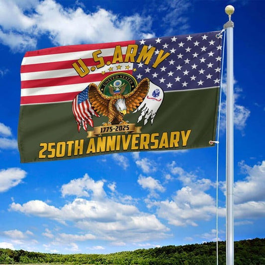 US Army Veteran Flag 250 Years Anniversary Semiquincentennial Best Gift Ideas - Pvr