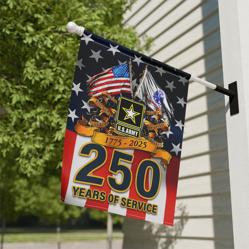 US Army 250 Years Of Service Flag 1775 2025 Home Decorative Patriotic Gifts - Pvr