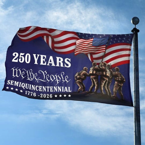 United States Veteran Flag We The People 250th Anniversary Semiquincentennial Gift Ideas - Pvr