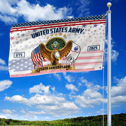 US Army Veteran Flag 250th Anniversary 1775 2025 Semiquincentennial Gift Ideas - Pvr