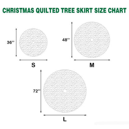 Adorable Poodle Quilted Tree Skirt GFTOTP381