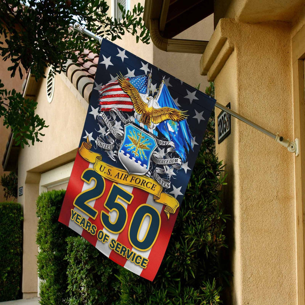 US Air Force 250 Years Of Service Flag 1775 2025 Home Decorative Patriotic Gifts - Pvr