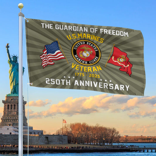 250th Anniversary Marine Corps Flag Father_s Day Gift USMC Decor Ideas