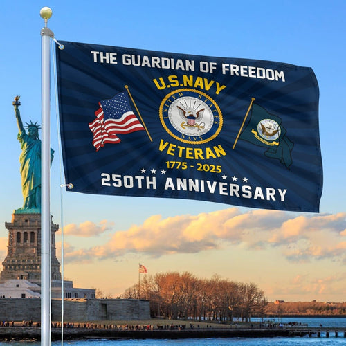 250th Anniversary US Navy Flag Independence Day Gifts For Navy Veteran