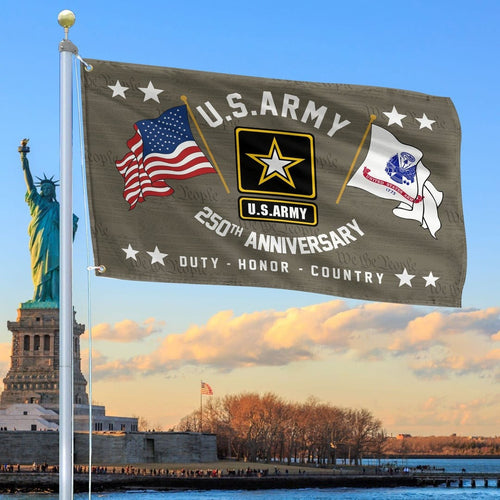 250th Anniversary Of The Army Grommet Flag Army Veteran Gift On Father_s Day
