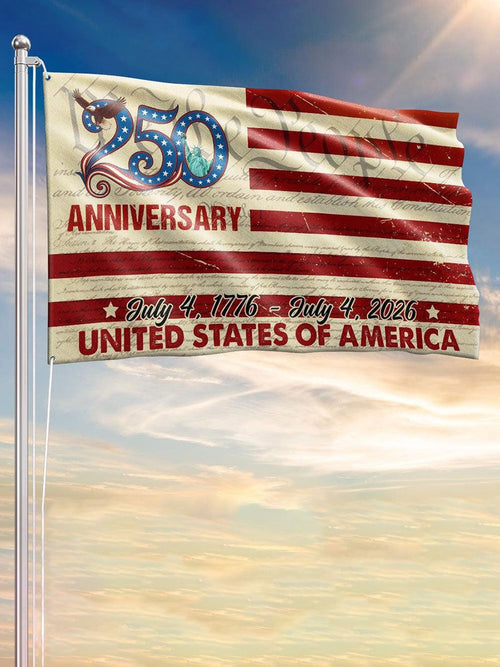 American 250th Anniversary Printed Flag Patriotic American Flag Home Decor - Printvoro