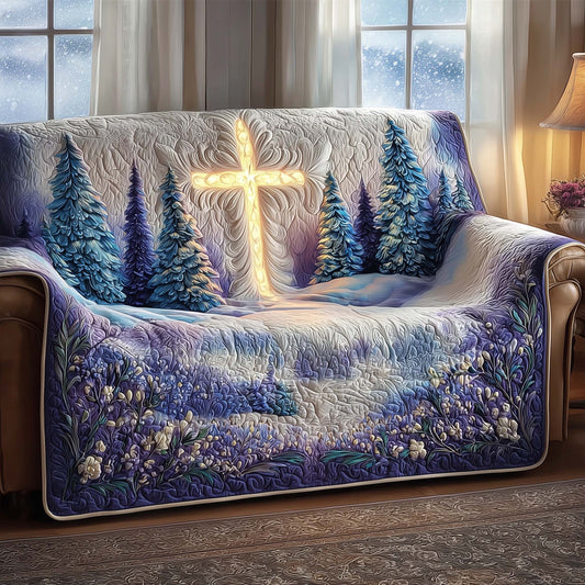 Christian Quilted Sofa Cover Holy Scripture Text Sofa Cover The Gift Of Faith