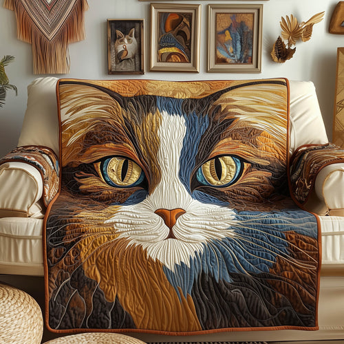Rustic Catitude Quilted Sofa Cover Simple Rustic Cat Cover Kitten Christmas Presents