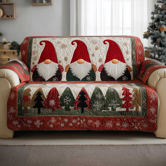 Gnome Quilted Sofa Cover Adorable Garden Gnome Christmas Gift Ideas