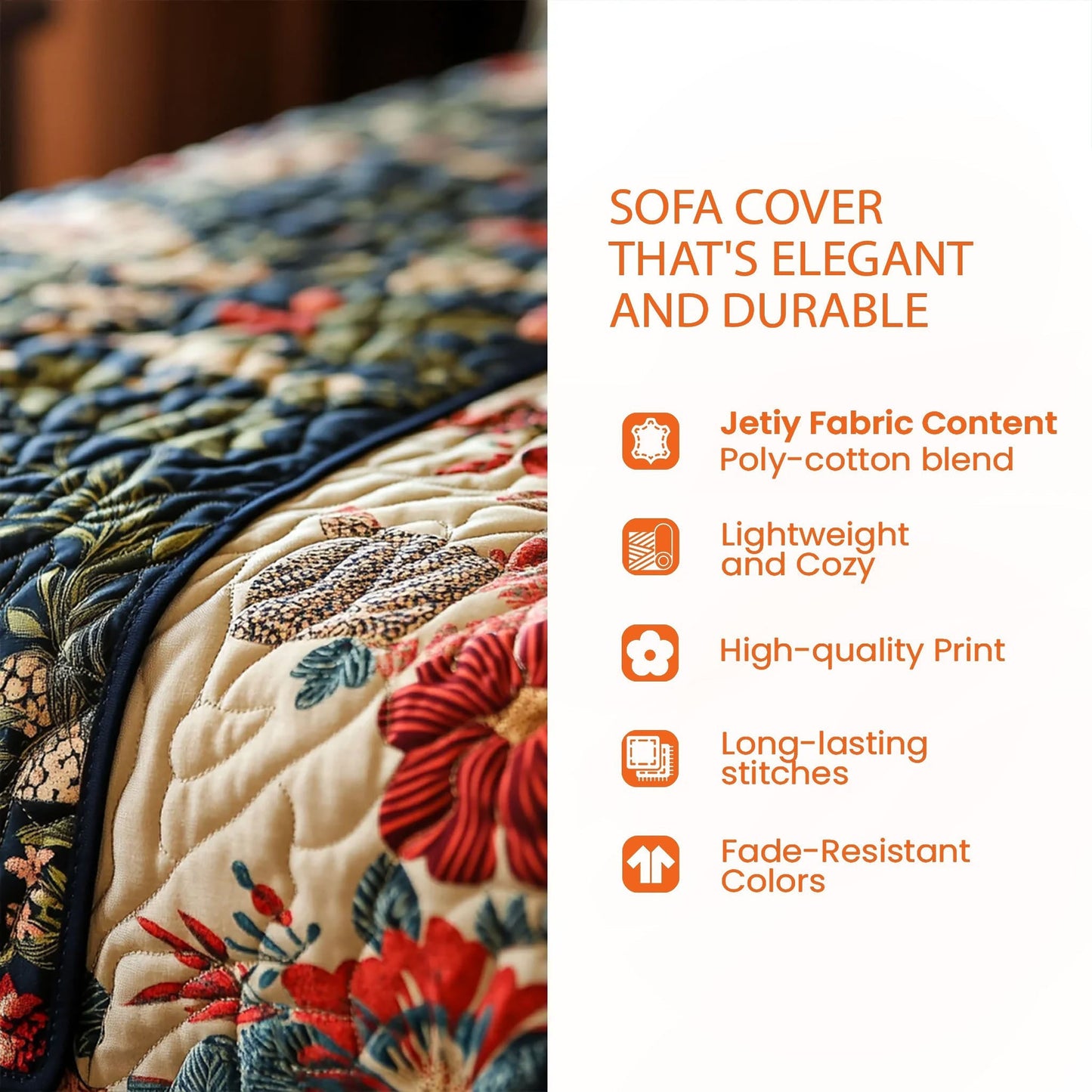 Holiday Glow Quilted Sofa Cover Soft Golden Christmas Glow Christmas Gift For Gnome Lovers Trendyhomewear - Pvr