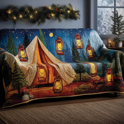 Cozy Camper Quilted Sofa Cover Road Trip RV Accent Gifts For A Sky Trip