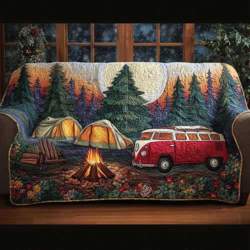 Cozy Camper Quilted Sofa Cover Outdoor Adventure Camper Cover Gifts For A Sky Trip