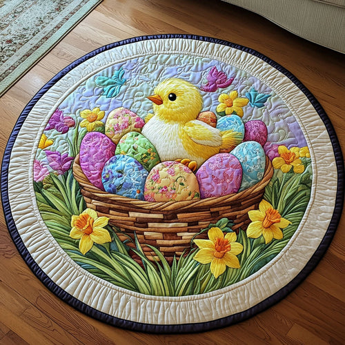 Chick Nest Quilted Round Mat Holiday Living Decor Great Gift For Mother