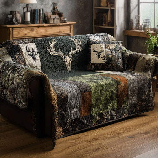 Hidden Grove Quilted Sofa Cover Wendigo Horrified Luxury Living Room Decor Gift For Son - Pvr