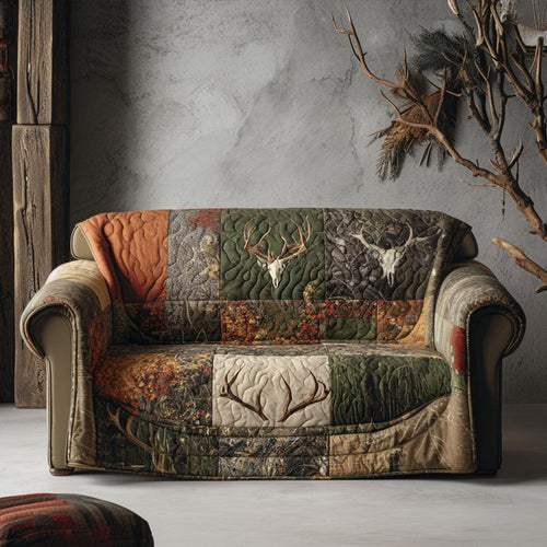 Wild Trail Quilted Sofa Cover Wendigo Mystery Luxury Living Room Decor Gift For Brother - Pvr