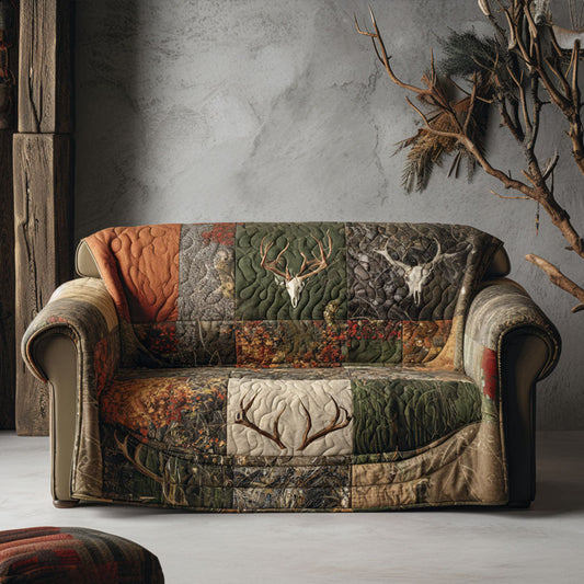 Wild Trail Quilted Sofa Cover Wendigo Mystery Luxury Living Room Decor Gift For Brother - Pvr