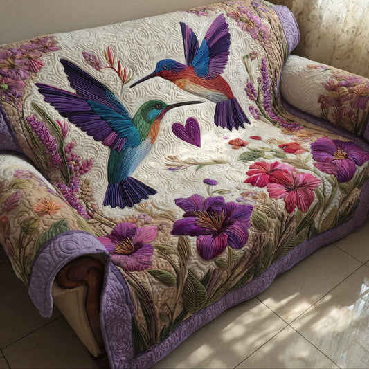 Petal Dancers Quilted Sofa Cover Best Valentine Day Gifts For Your Nana - Pvr