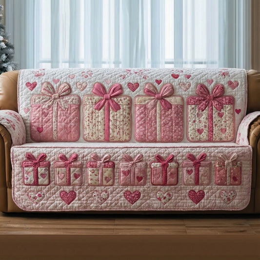 Loving Gifts Quilted Sofa Cover Pretty Valentine Day Presents For Your Girlfriend - Pvr