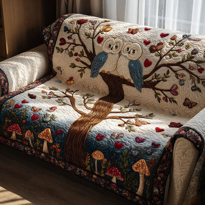 Cozy Nest Quilted Sofa Cover Valentine Day Presents For Your Sister In Law - Pvr