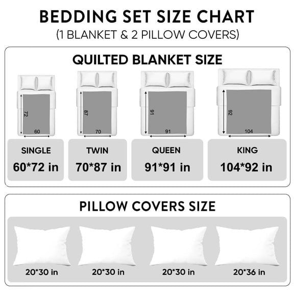 Golden Harmony 3-Piece Quilted Bedding Set NCU0DV2176