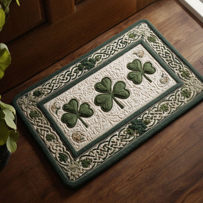 Emerald Welcome Doormat Home Decor Ideas Shamrock Day Doormat Gifts Idea For Wife - Pvr