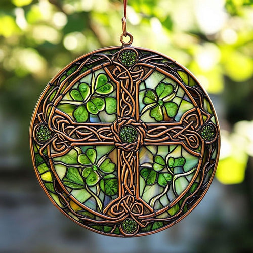 St Patrick Cross Suncatcher Window Decor Ideas St Patricks Day Presents For Her - Pvr