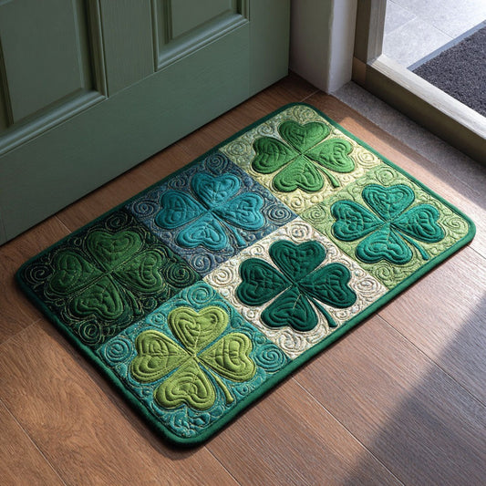Lucky Clover Doormat Entryway Decor Ideas St Patty's Day Mat Gifts Idea For Husband - Pvr