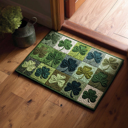 Timeless Emerald Doormat Home Decor Ideas Shamrock Day Doormat Gifts For Family - Pvr