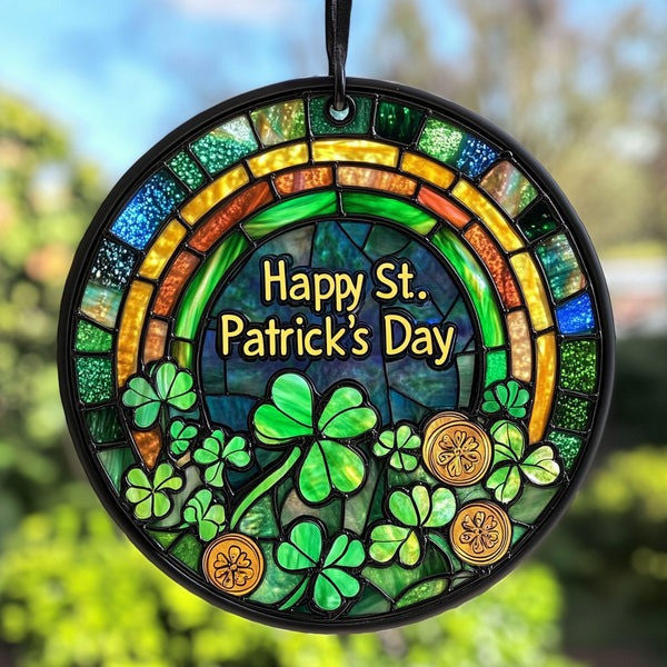 St Patrick Day Suncatcher Window Hanging Suncatcher St Patrick's Day Gifts For Mom - Pvr