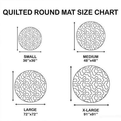 Juneteenth Do It For The Culture Quilted Round Mat Juneteenth Day Decor Gifts For Dad - Printvoro